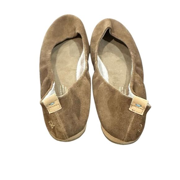 Tom’s Olivia ballet flats 9 Amber suede brown - Picture 6 of 7